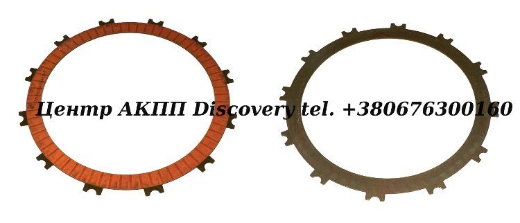 Фрикційний Диск Односторонній Пакет Underdrive 68RFE (Borg Warner)