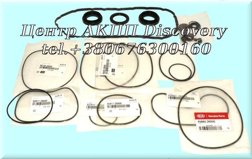 [D102002DN] Комплект Ущільнень без тефлонових кілець АКПП A6GF1/2 (Оригінал)