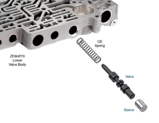 [35740-01K] Oversized Pressure Regulator Valve Kit 845RE, ZF8HP45, ZF8HP55, ZF8HP70 (Sonnax)